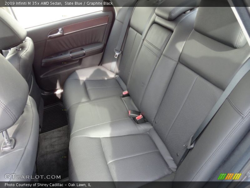 Slate Blue / Graphite Black 2009 Infiniti M 35x AWD Sedan