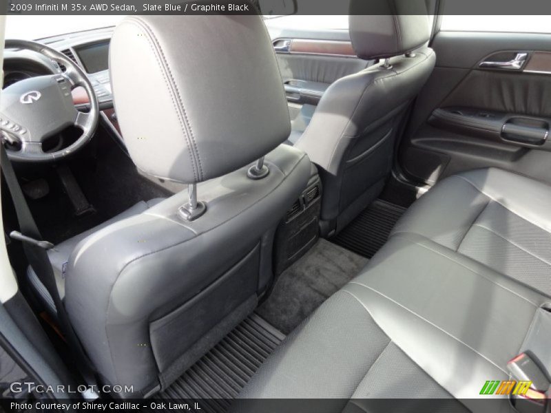Slate Blue / Graphite Black 2009 Infiniti M 35x AWD Sedan