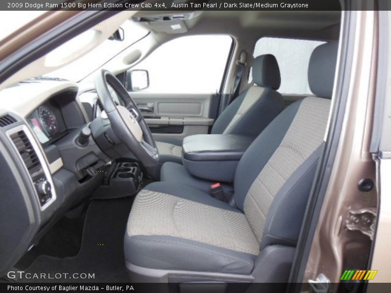 Front Seat of 2009 Ram 1500 Big Horn Edition Crew Cab 4x4