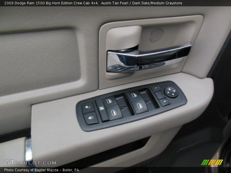 Austin Tan Pearl / Dark Slate/Medium Graystone 2009 Dodge Ram 1500 Big Horn Edition Crew Cab 4x4