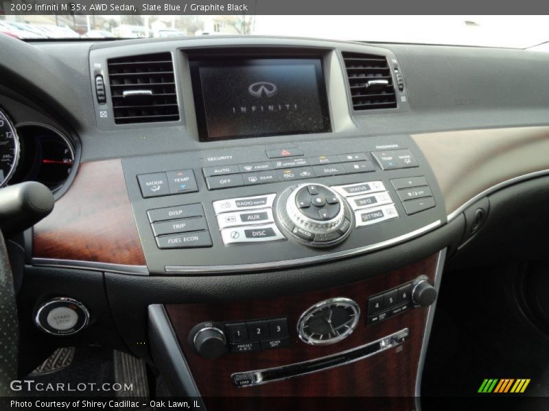 Slate Blue / Graphite Black 2009 Infiniti M 35x AWD Sedan