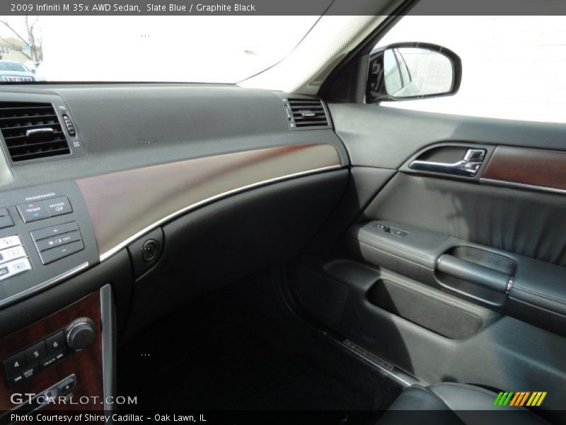 Slate Blue / Graphite Black 2009 Infiniti M 35x AWD Sedan
