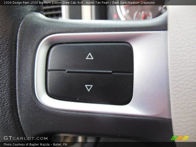 Austin Tan Pearl / Dark Slate/Medium Graystone 2009 Dodge Ram 1500 Big Horn Edition Crew Cab 4x4