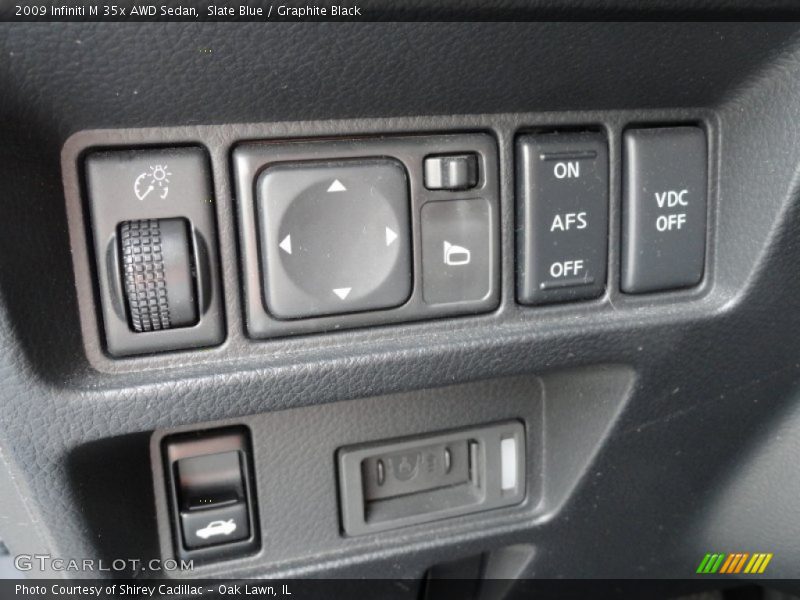 Slate Blue / Graphite Black 2009 Infiniti M 35x AWD Sedan
