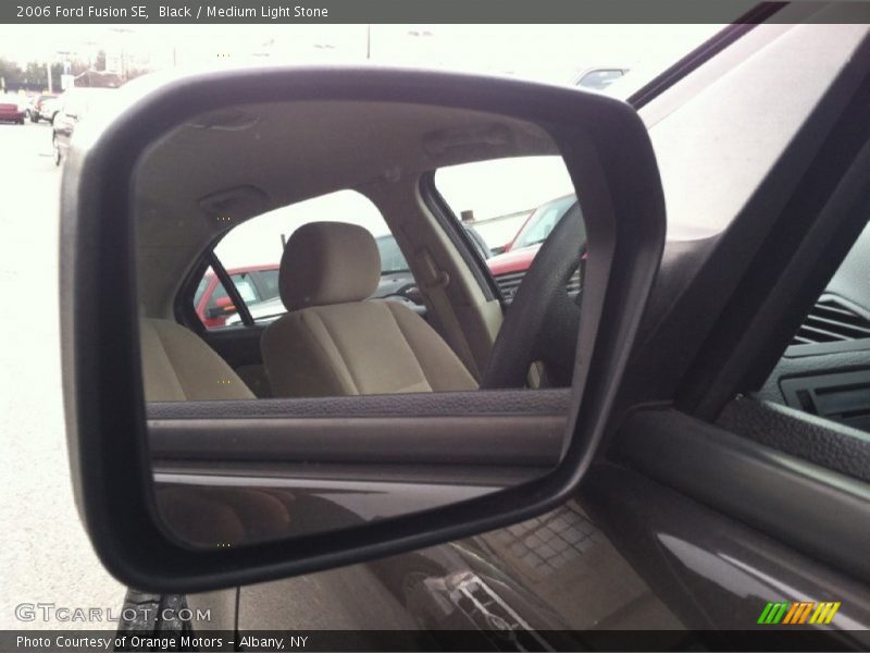 Black / Medium Light Stone 2006 Ford Fusion SE
