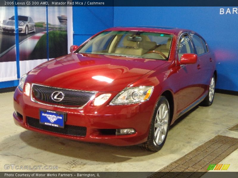 Matador Red Mica / Cashmere 2006 Lexus GS 300 AWD