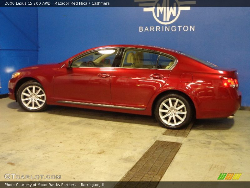 Matador Red Mica / Cashmere 2006 Lexus GS 300 AWD