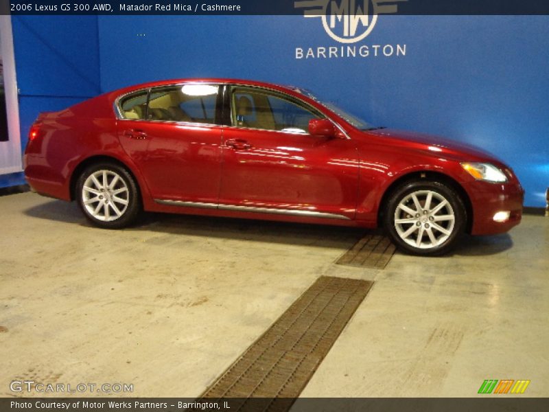 Matador Red Mica / Cashmere 2006 Lexus GS 300 AWD