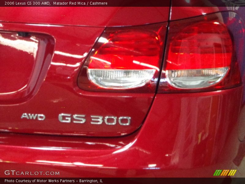 Matador Red Mica / Cashmere 2006 Lexus GS 300 AWD