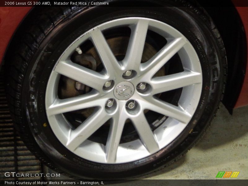 Matador Red Mica / Cashmere 2006 Lexus GS 300 AWD