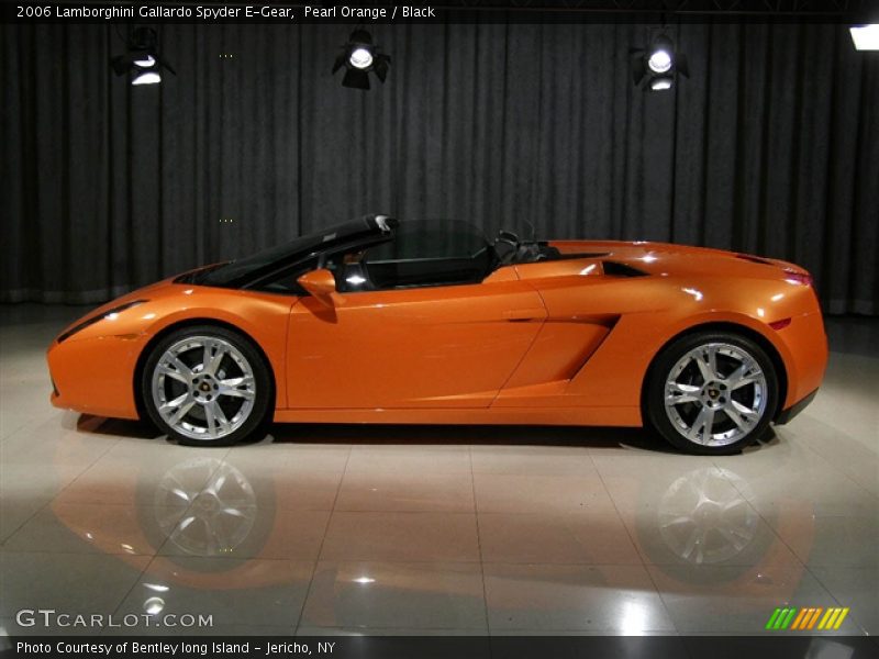 Pearl Orange / Black 2006 Lamborghini Gallardo Spyder E-Gear