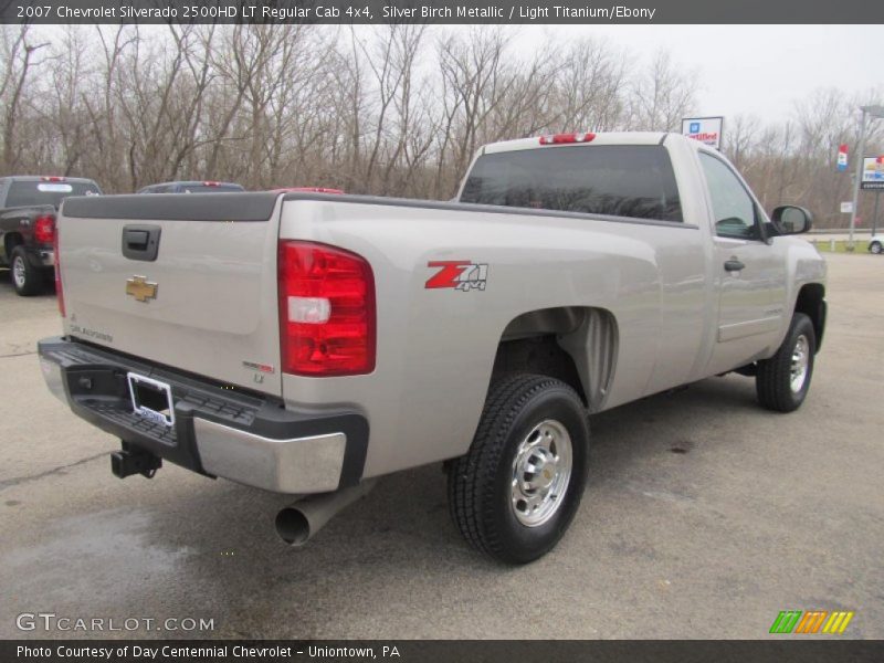 Silver Birch Metallic / Light Titanium/Ebony 2007 Chevrolet Silverado 2500HD LT Regular Cab 4x4