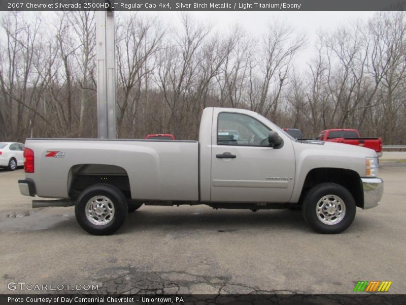 Silver Birch Metallic / Light Titanium/Ebony 2007 Chevrolet Silverado 2500HD LT Regular Cab 4x4