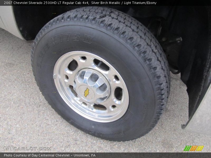 Silver Birch Metallic / Light Titanium/Ebony 2007 Chevrolet Silverado 2500HD LT Regular Cab 4x4