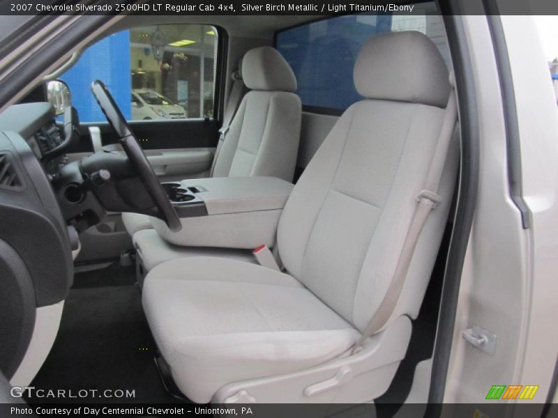 Silver Birch Metallic / Light Titanium/Ebony 2007 Chevrolet Silverado 2500HD LT Regular Cab 4x4
