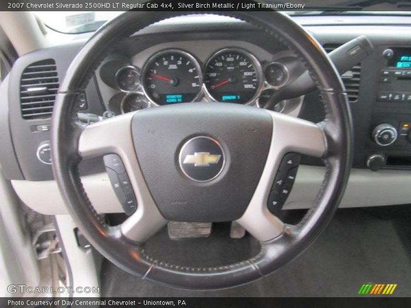 Silver Birch Metallic / Light Titanium/Ebony 2007 Chevrolet Silverado 2500HD LT Regular Cab 4x4
