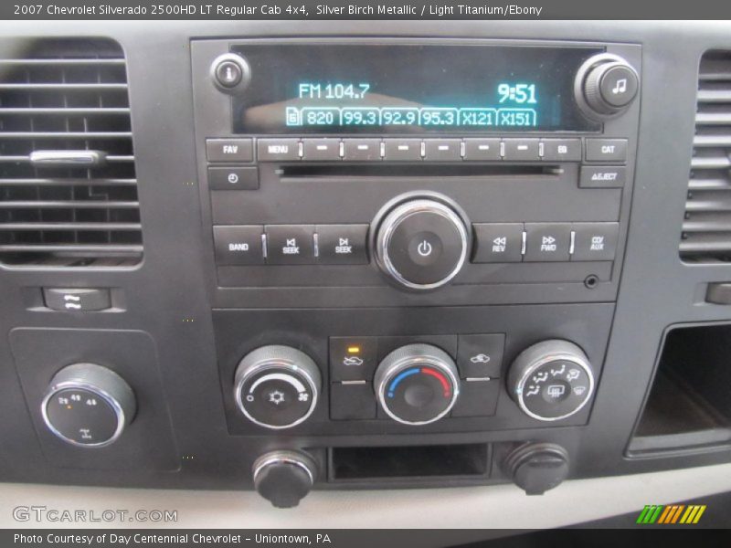 Silver Birch Metallic / Light Titanium/Ebony 2007 Chevrolet Silverado 2500HD LT Regular Cab 4x4