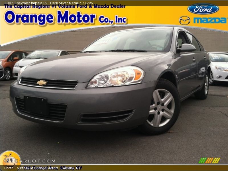Dark Silver Metallic / Gray 2007 Chevrolet Impala LS