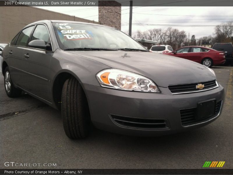 Dark Silver Metallic / Gray 2007 Chevrolet Impala LS