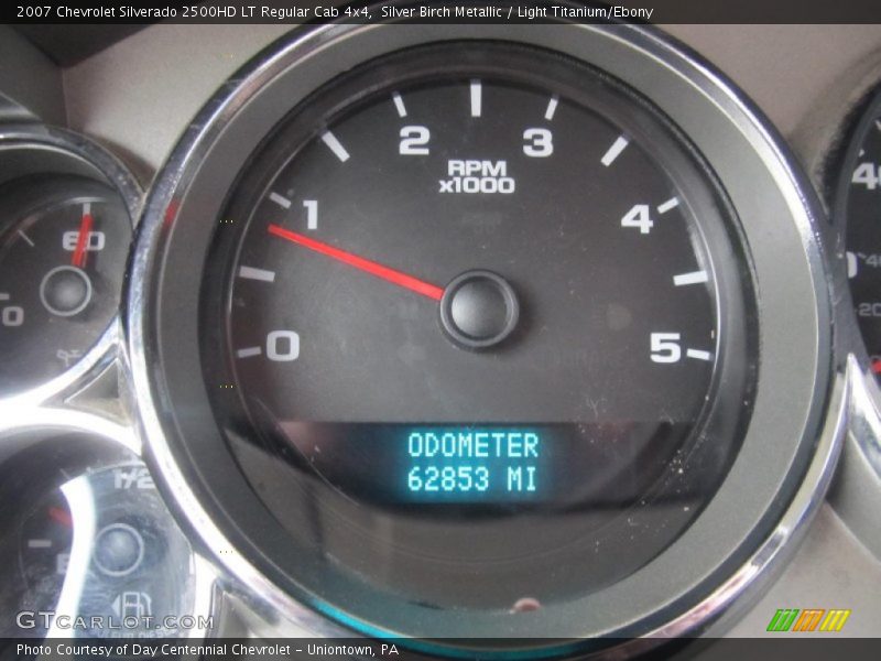 Silver Birch Metallic / Light Titanium/Ebony 2007 Chevrolet Silverado 2500HD LT Regular Cab 4x4