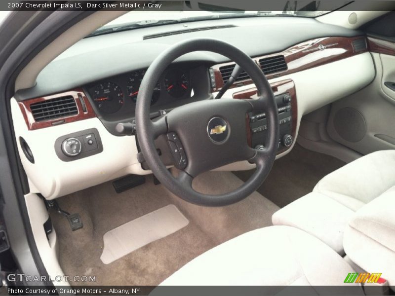 Dark Silver Metallic / Gray 2007 Chevrolet Impala LS