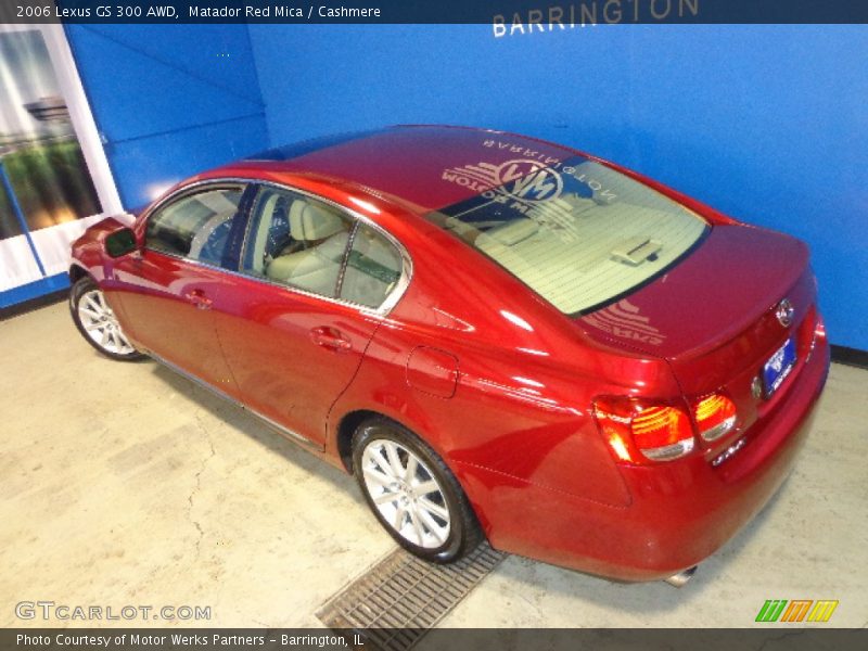 Matador Red Mica / Cashmere 2006 Lexus GS 300 AWD