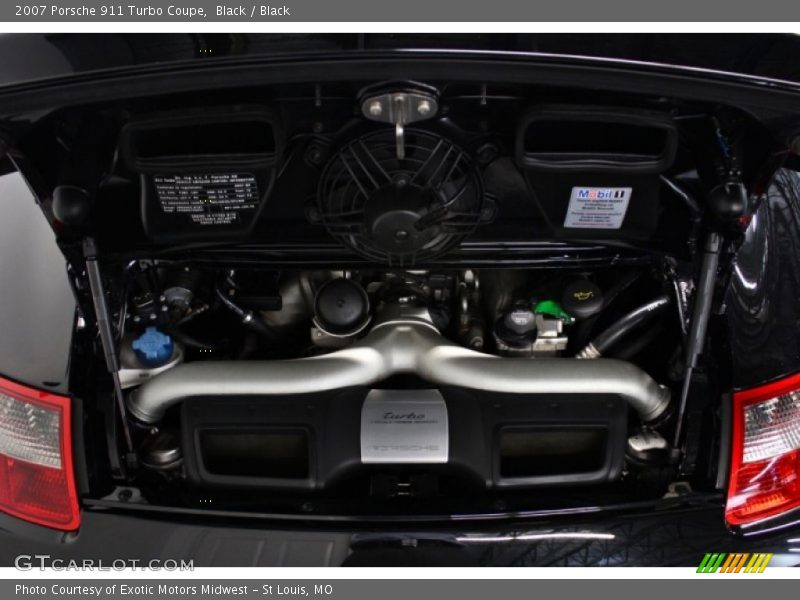 Black / Black 2007 Porsche 911 Turbo Coupe