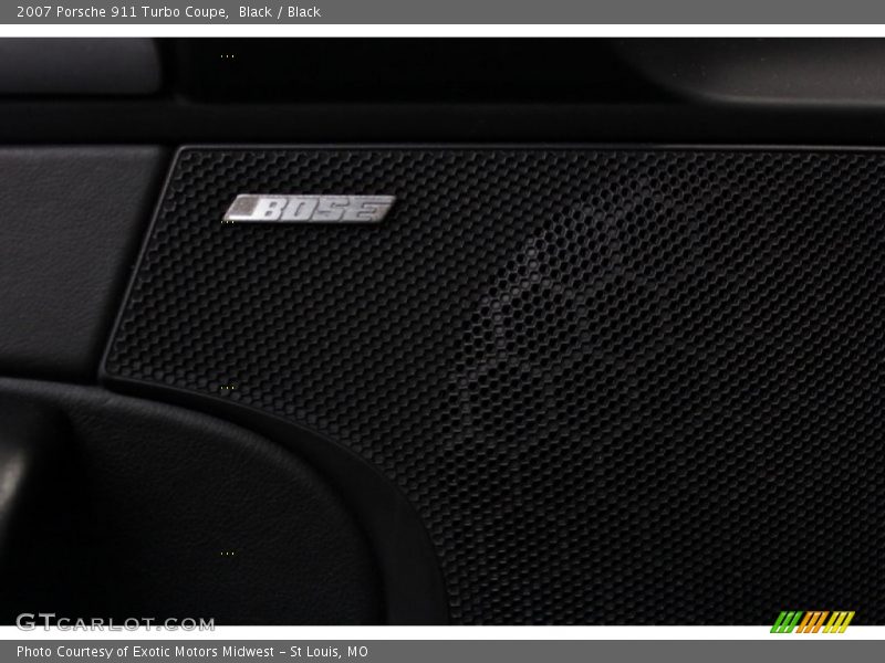 Black / Black 2007 Porsche 911 Turbo Coupe