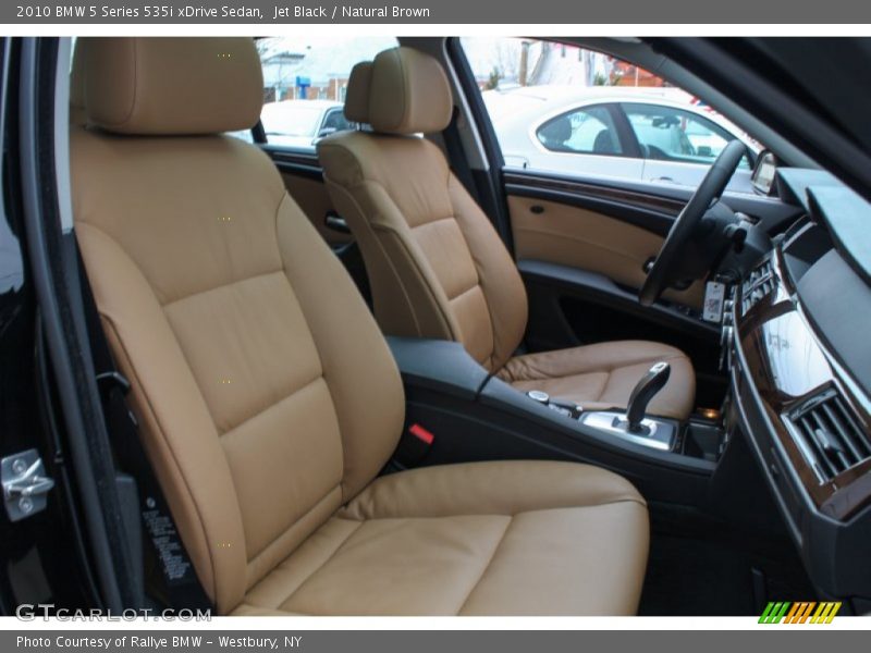 Jet Black / Natural Brown 2010 BMW 5 Series 535i xDrive Sedan