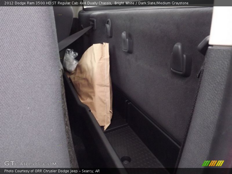 Bright White / Dark Slate/Medium Graystone 2012 Dodge Ram 3500 HD ST Regular Cab 4x4 Dually Chassis