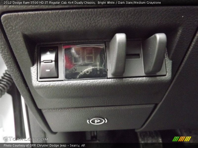 Bright White / Dark Slate/Medium Graystone 2012 Dodge Ram 3500 HD ST Regular Cab 4x4 Dually Chassis