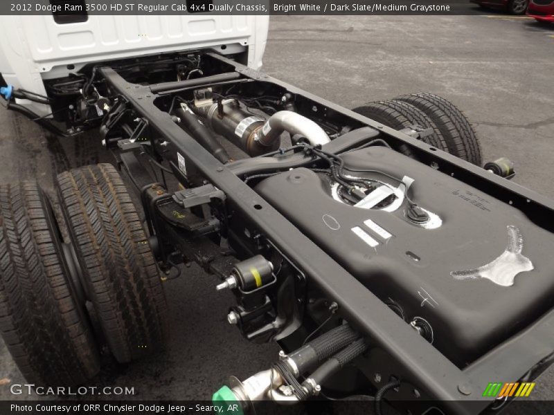 Bright White / Dark Slate/Medium Graystone 2012 Dodge Ram 3500 HD ST Regular Cab 4x4 Dually Chassis