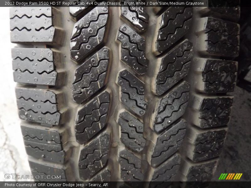 Bright White / Dark Slate/Medium Graystone 2012 Dodge Ram 3500 HD ST Regular Cab 4x4 Dually Chassis