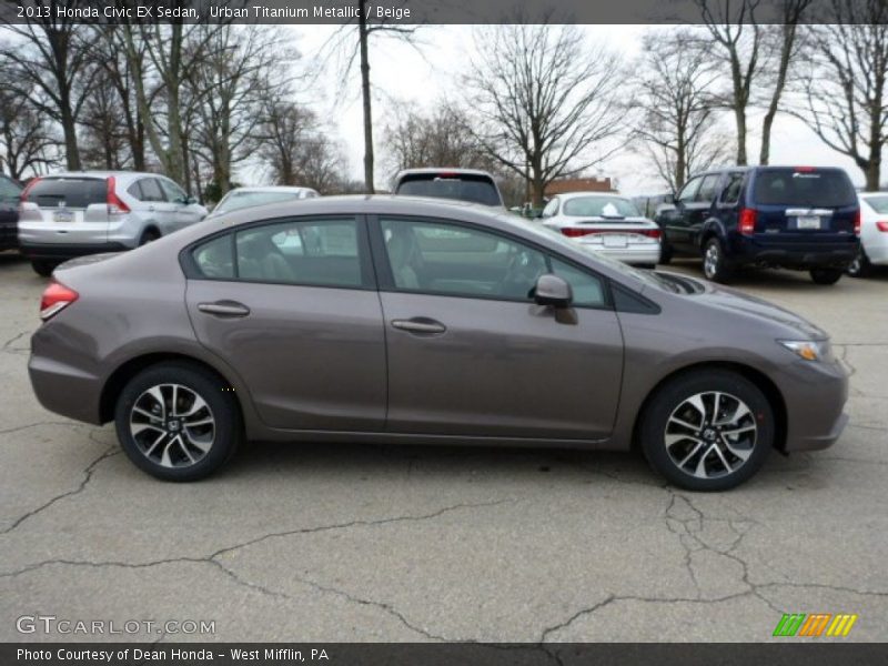  2013 Civic EX Sedan Urban Titanium Metallic