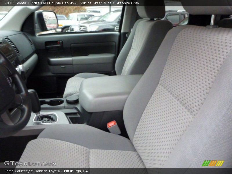 Spruce Green Mica / Graphite Gray 2010 Toyota Tundra TRD Double Cab 4x4