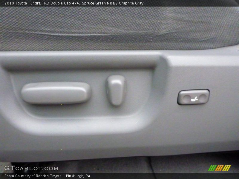 Spruce Green Mica / Graphite Gray 2010 Toyota Tundra TRD Double Cab 4x4