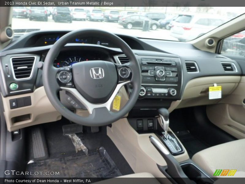 Dashboard of 2013 Civic EX Sedan
