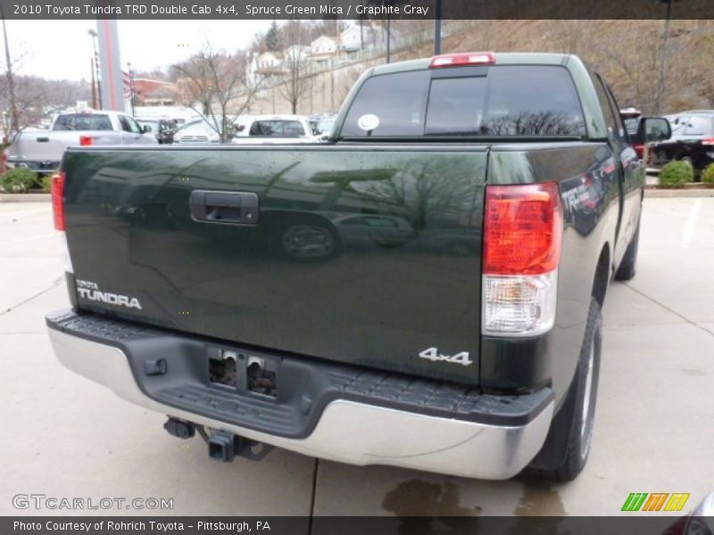 Spruce Green Mica / Graphite Gray 2010 Toyota Tundra TRD Double Cab 4x4