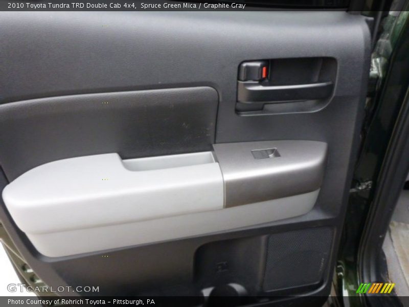 Spruce Green Mica / Graphite Gray 2010 Toyota Tundra TRD Double Cab 4x4