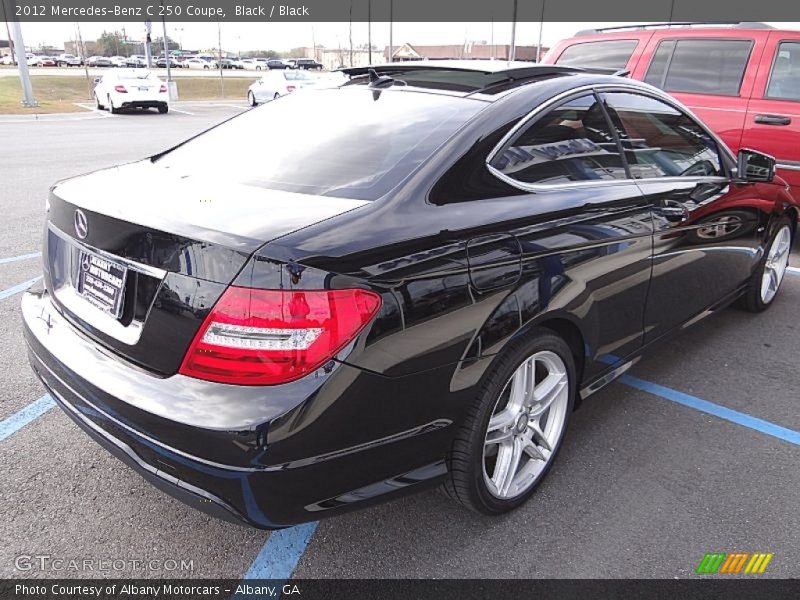 Black / Black 2012 Mercedes-Benz C 250 Coupe
