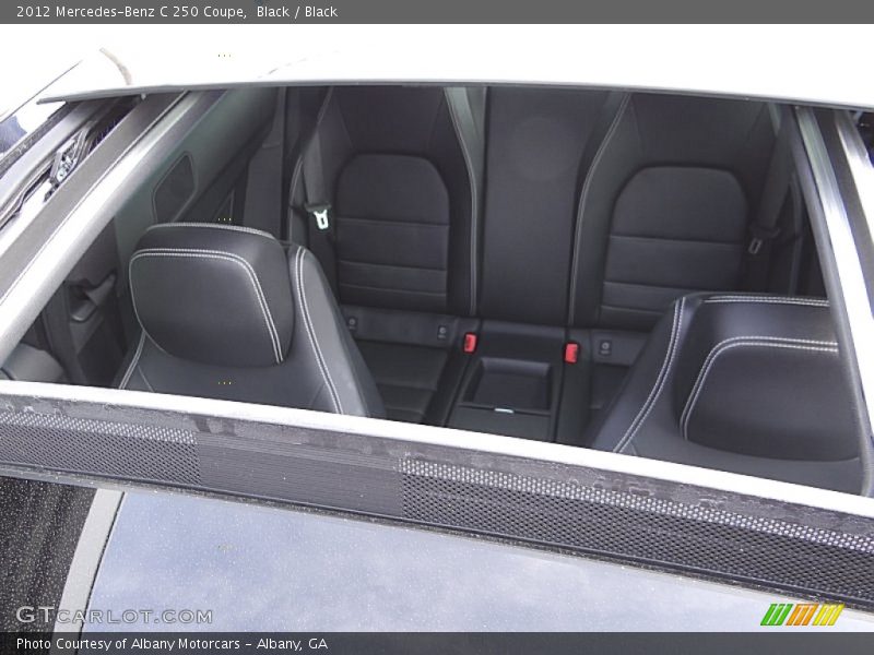 Black / Black 2012 Mercedes-Benz C 250 Coupe