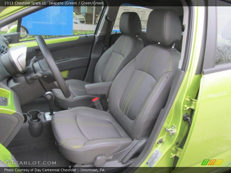 Front Seat of 2013 Spark LS