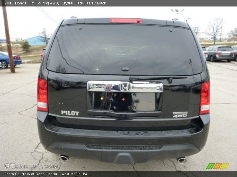 Crystal Black Pearl / Black 2013 Honda Pilot Touring 4WD