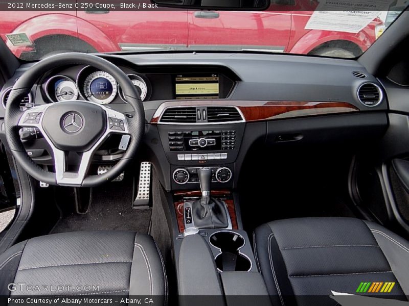 Black / Black 2012 Mercedes-Benz C 250 Coupe