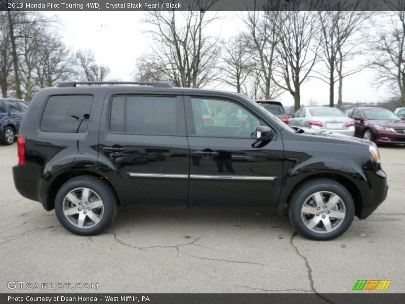 Crystal Black Pearl / Black 2013 Honda Pilot Touring 4WD