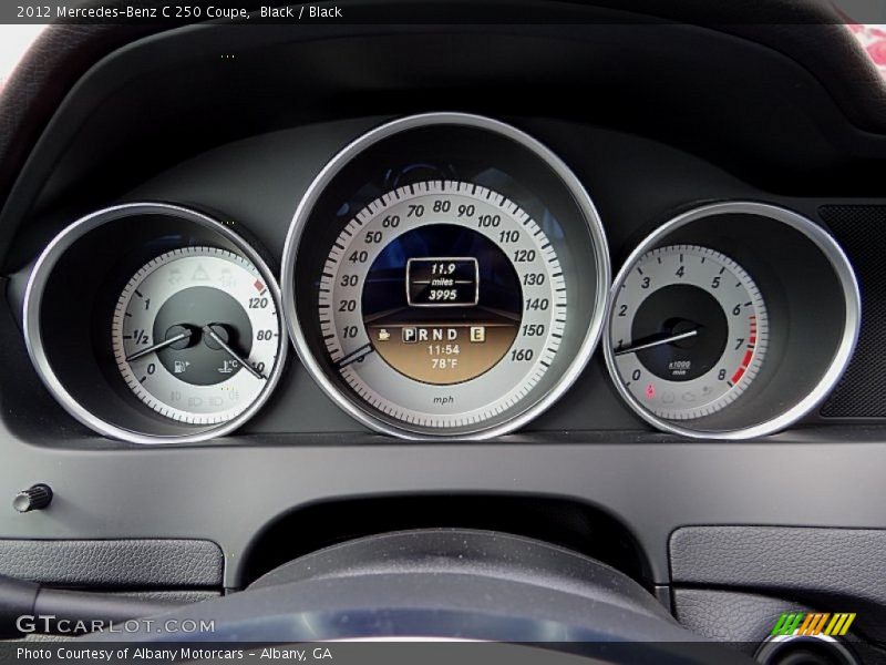 Black / Black 2012 Mercedes-Benz C 250 Coupe