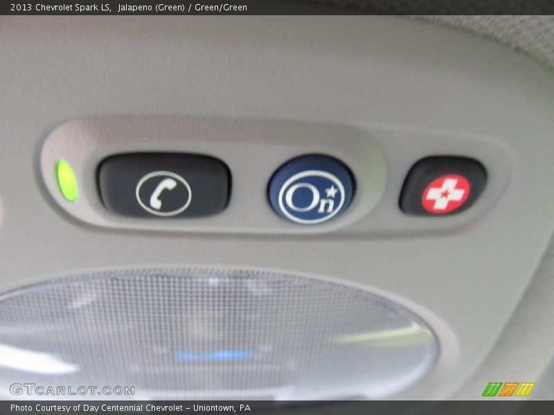 Jalapeno (Green) / Green/Green 2013 Chevrolet Spark LS