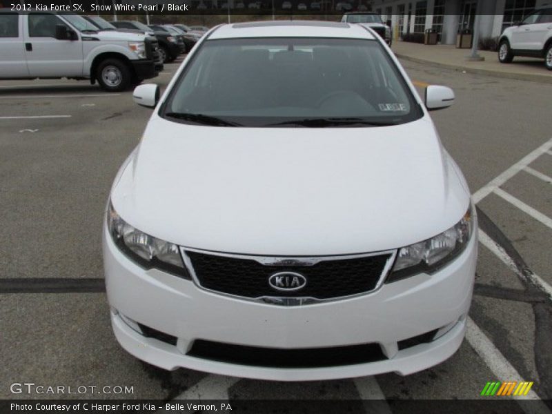 Snow White Pearl / Black 2012 Kia Forte SX