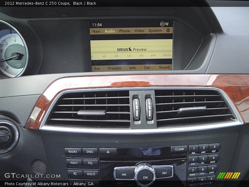 Black / Black 2012 Mercedes-Benz C 250 Coupe