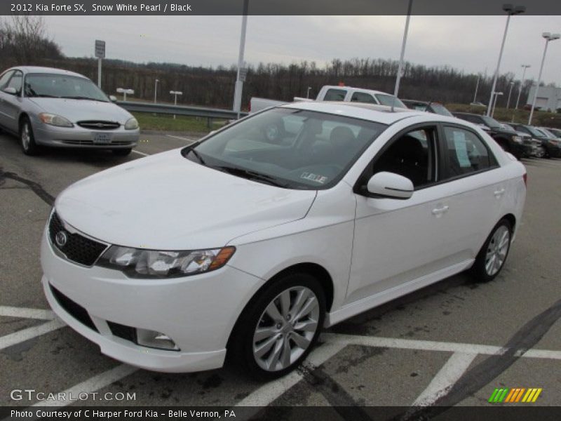 Snow White Pearl / Black 2012 Kia Forte SX